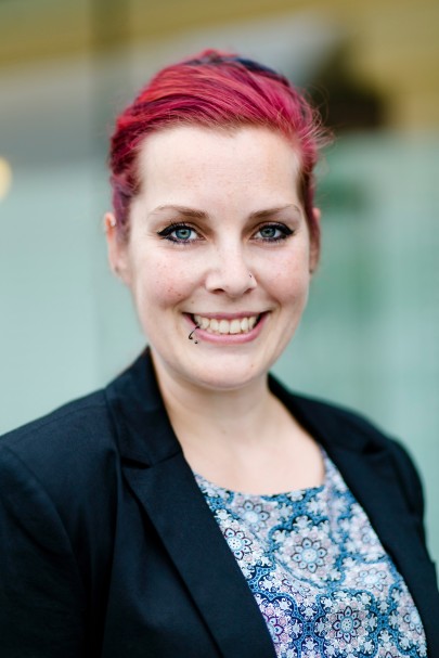 Portrait einer Frau mit roten Haaren